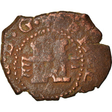 Coin, Spain, Philip III, 2 Maravedis, 1602, Valladolid, VF(20-25), Bronze