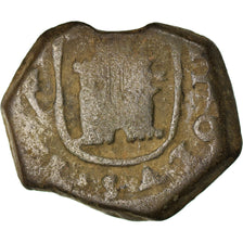 Moneta, Spagna, Charles II, 2 Maravedis, 1680, Coruna, B+, Bronzo, KM:5.2