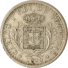Munten, Portugal, Carlos I, 100 Reis, 1900, ZF, Copper-nickel, KM:546