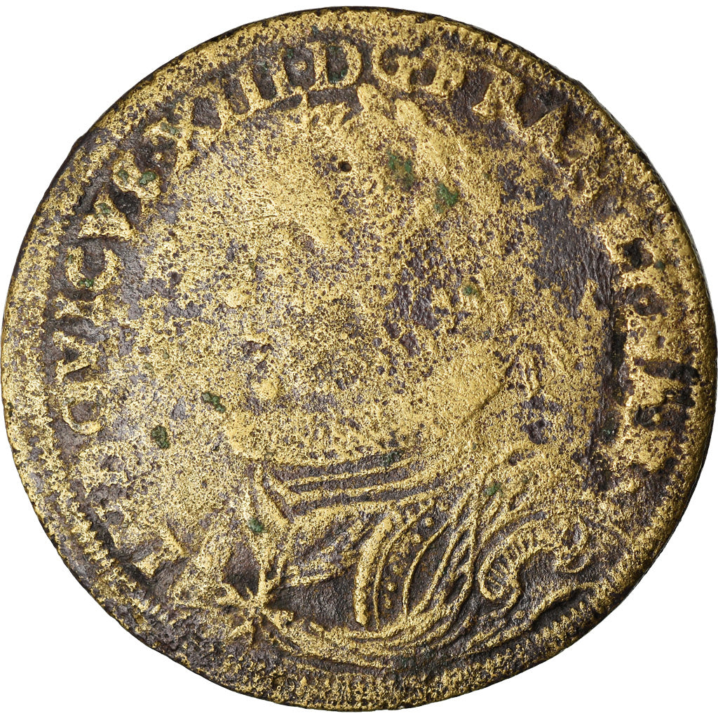 Francja, Token, Królewskie, Louis XIII Le Juste, Nuremberg, VF(20-25)