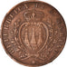 Moneda, San Marino, 5 Centesimi, 1894, Rome, MBC, Cobre, KM:1