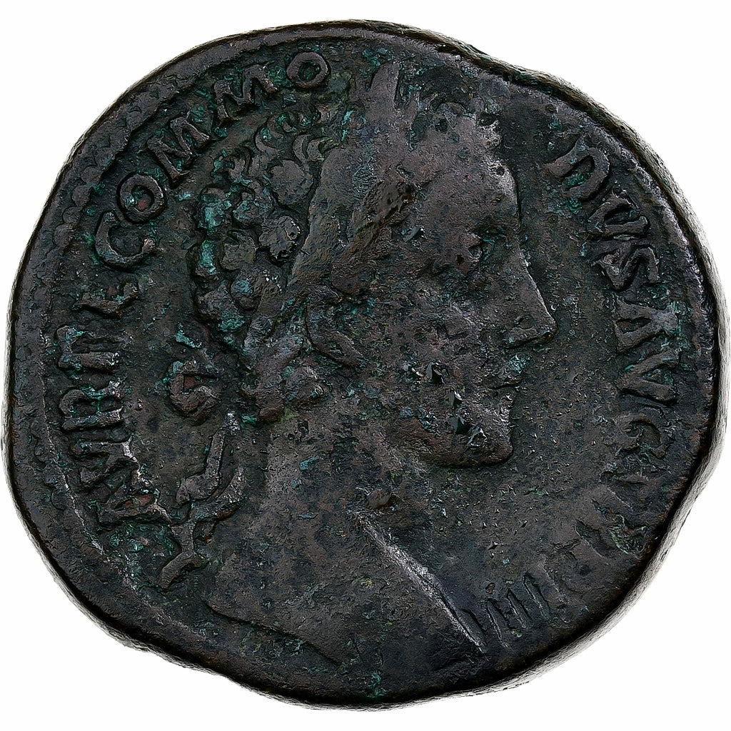 Commodus, Sestertius, 179, Rome, Bronze, VF(30-35), RIC:1599