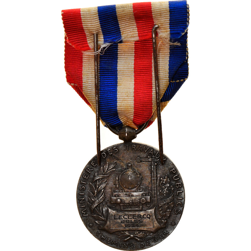 France, Travail, Chemins de Fer, Railway, Médaille, Très bon état, Roty