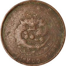Monnaie, Chine, EMPIRE, Kuang-hs, 10 Cash, 1906, Ching, B+, Cuivre, KM:10.4