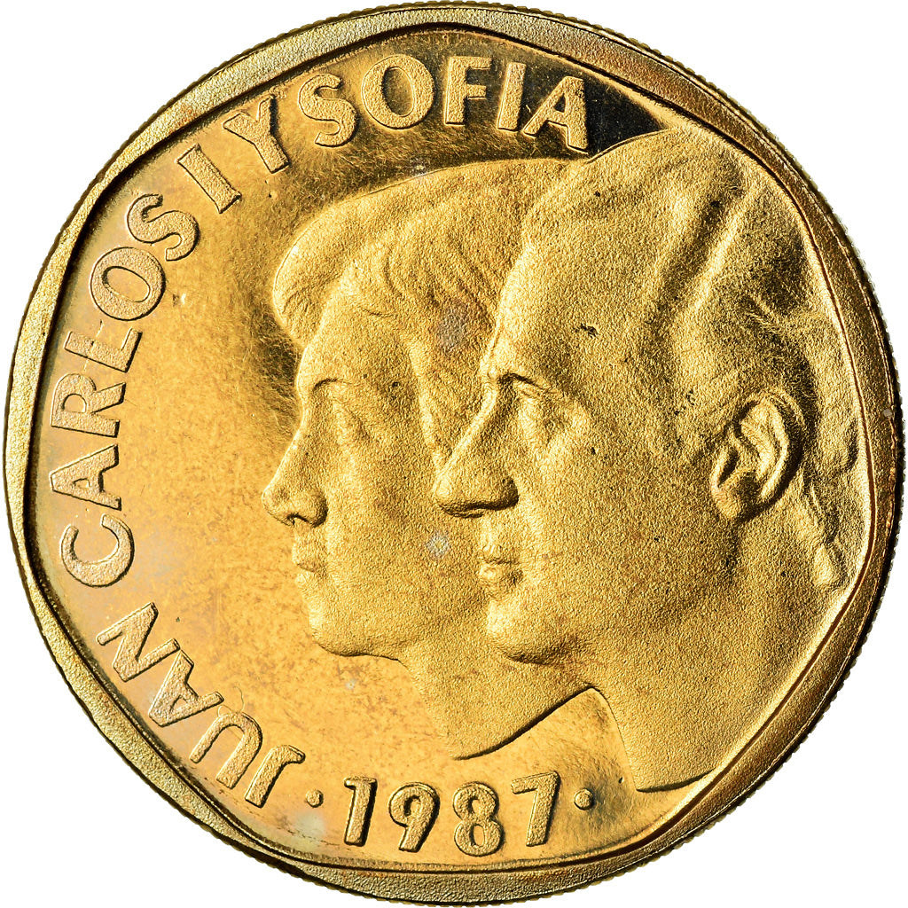 Coin, Spain, Juan Carlos I, 500 Pesetas, 1987, Madrid, Proof, MS(65-70)