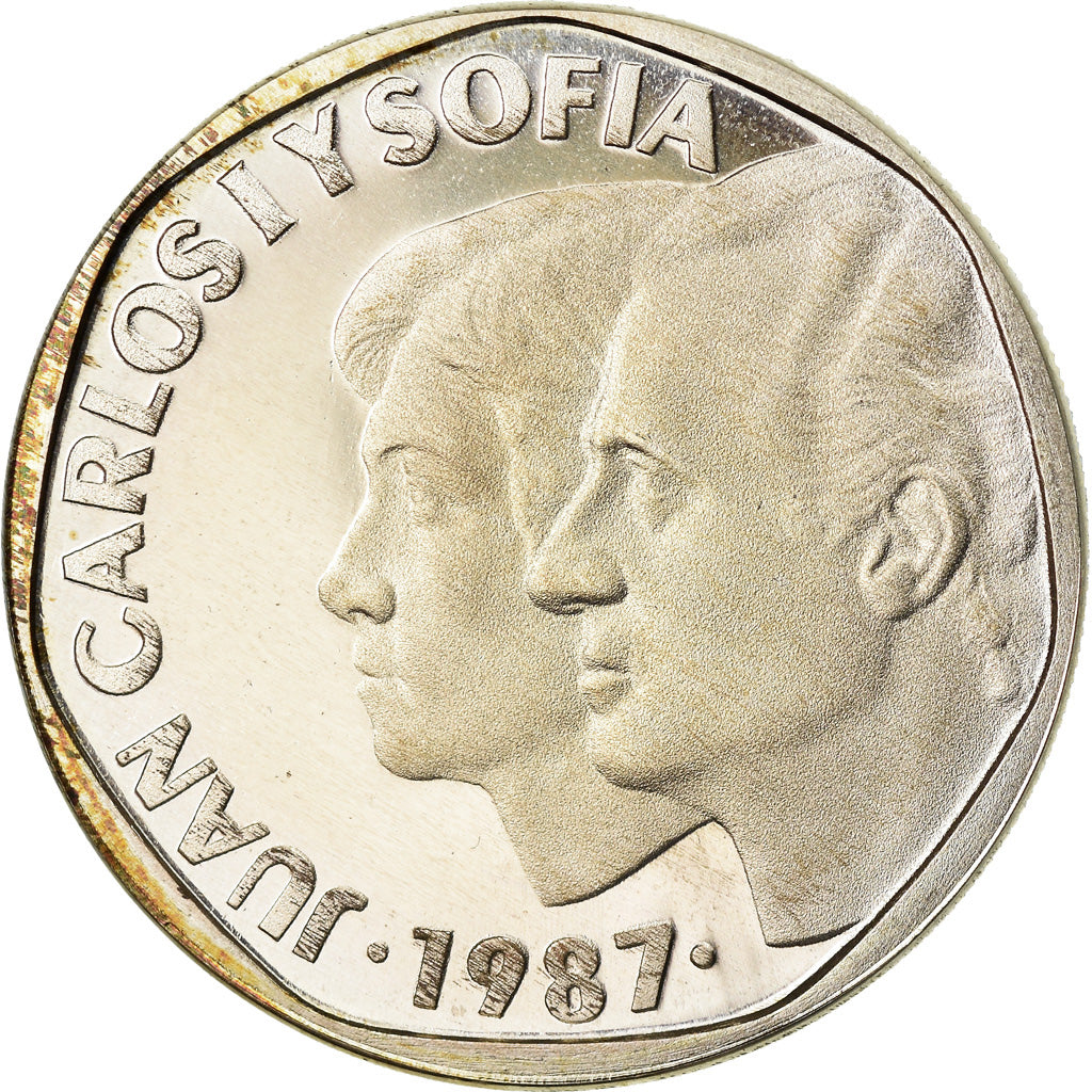 Moneda, España, Juan Carlos I, 500 Pesetas, 1987, Madrid, Proof, SC+, Plata