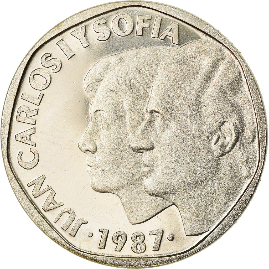 Monnaie, Espagne, Juan Carlos I, 500 Pesetas, 1987, Madrid, Proof, SPL+, Argent