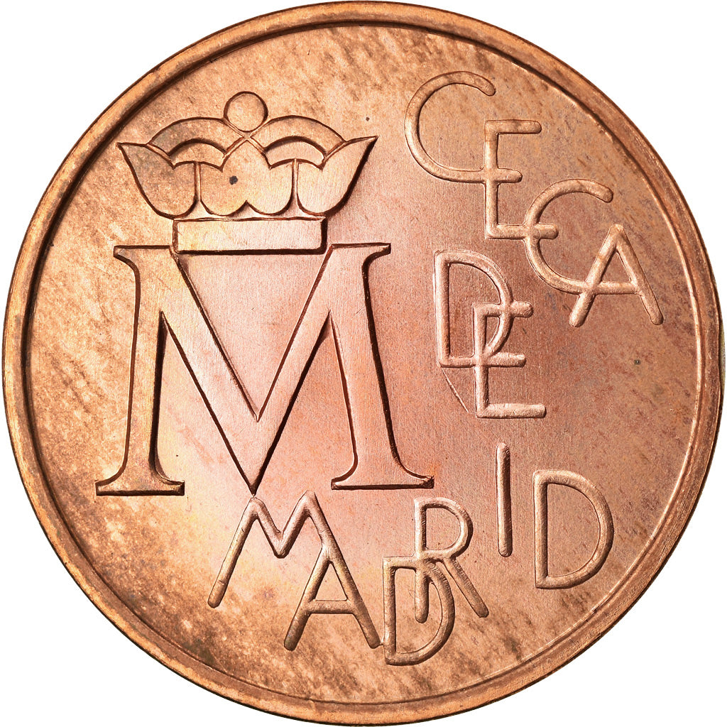 Hiszpania, Medal, Ceca de Madrid, Bodas de Plata, 1987, Proof, MS(64), Miedź