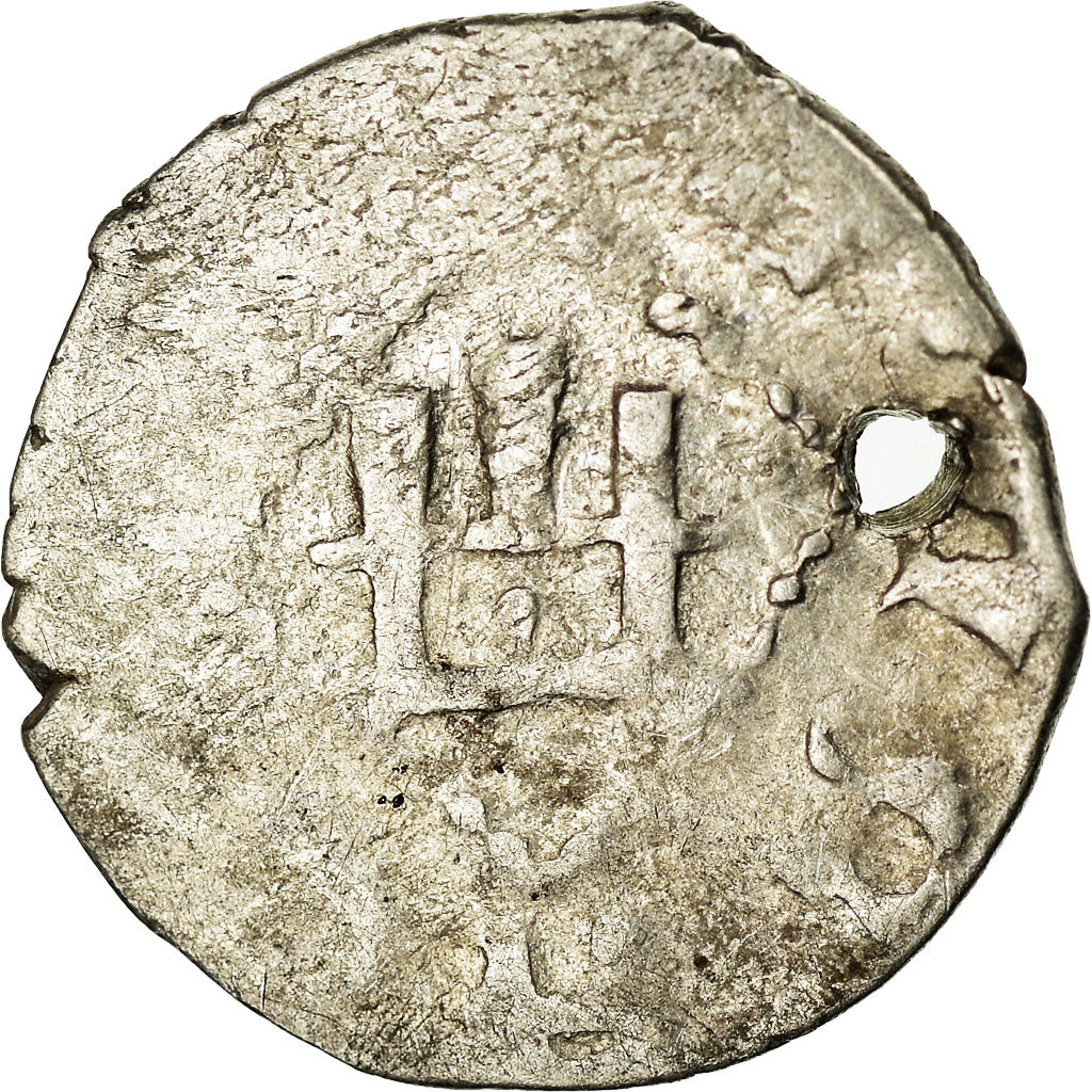 Moeda, Itália, Genoese Colonies, Aspro, XIVth-XVth Century, Caffa, VF(30-35)