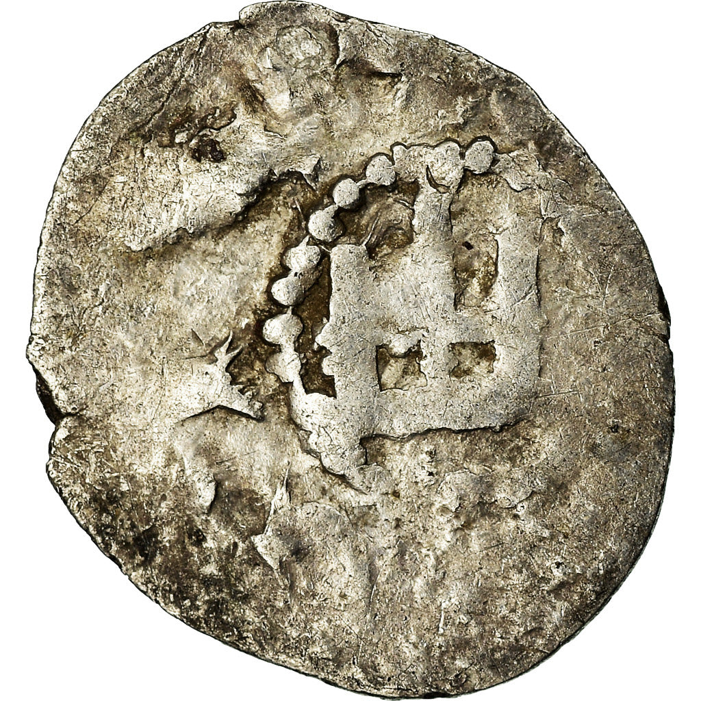 Moeda, Itália, Genoese Colonies, Aspro, XIVth-XVth Century, Caffa, VF(20-25)