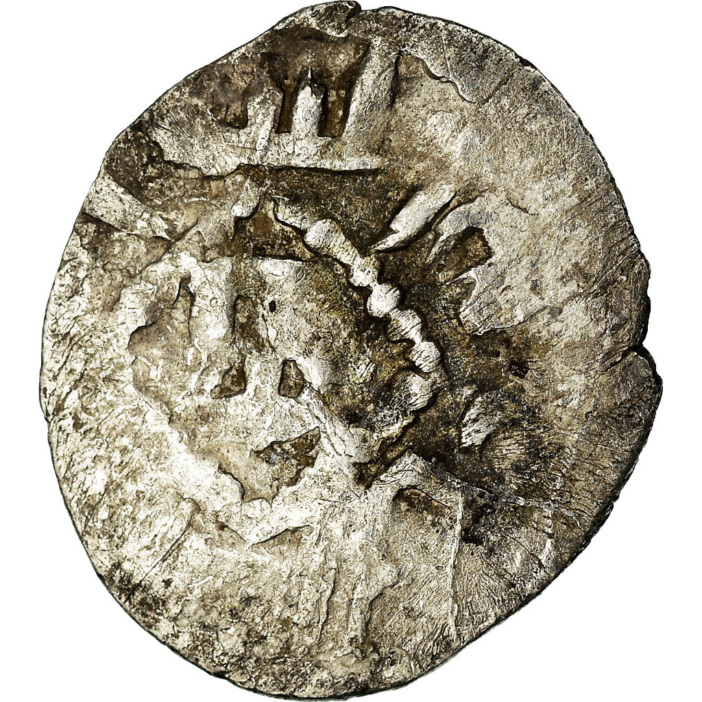 Moeda, Itália, Genoese Colonies, Aspro, XIVth-XVth Century, Caffa, VF(20-25)