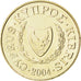 Münze, Zypern, 20 Cents, 2004, UNZ, Nickel-brass, KM:62.2