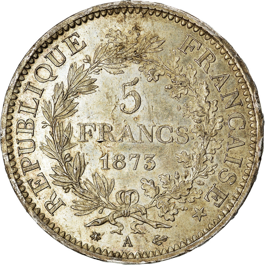 Monnaie, France, Hercule, 5 Francs, 1873, Paris, SUP, Argent, Gadoury:745a