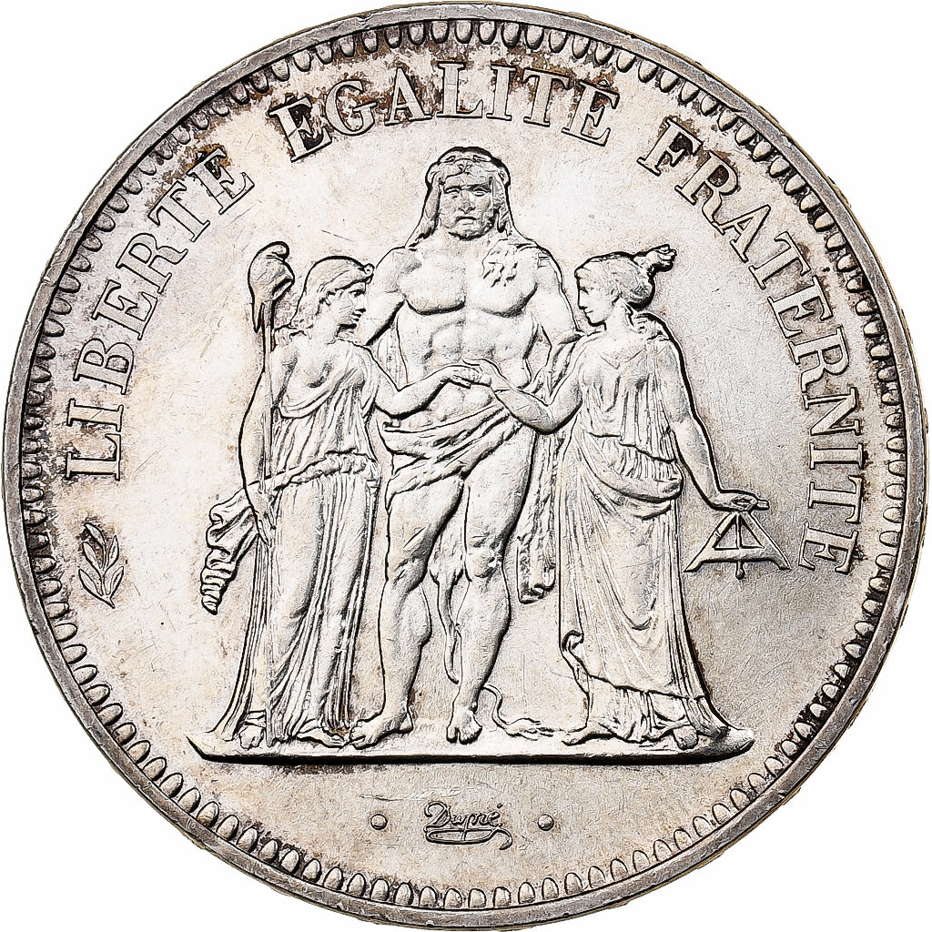 France, 50 Francs, Hercule, 1974, Monnaie de Paris, Hybrid, Silver, AU(55-58)