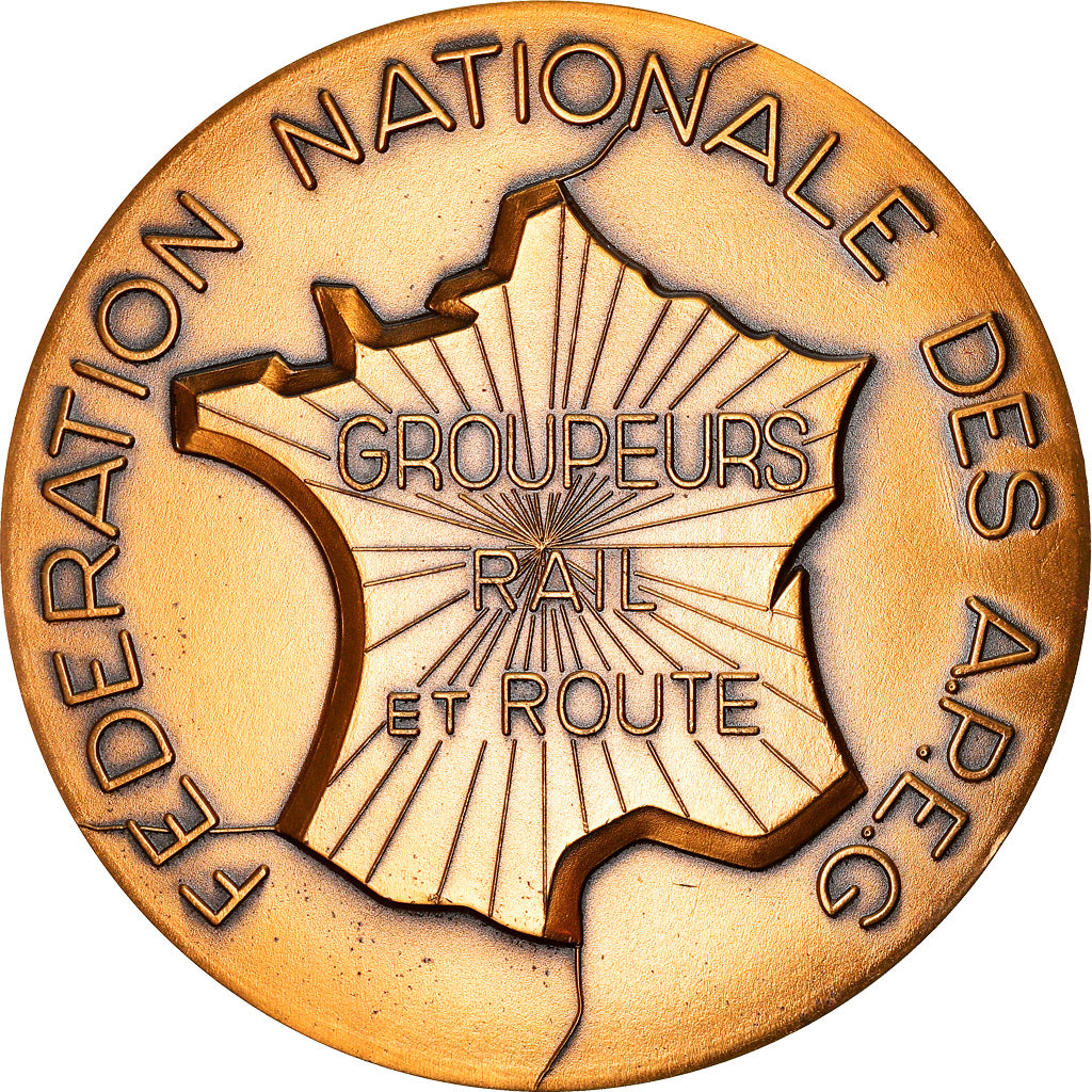 France, Médaille, Fédération Nationale des A.P.E.G, Groupeurs Rails et