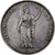Provisional Government of Lombardy, 5 Lire, 1848, Milan, Plata, MBC+, KM:22.1