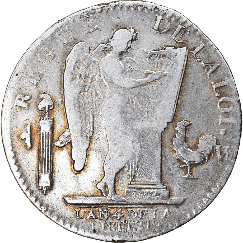 Moneta, Francia, Louis XVI, Écu de 6 livres françois, ECU, 6 Livres, 1792