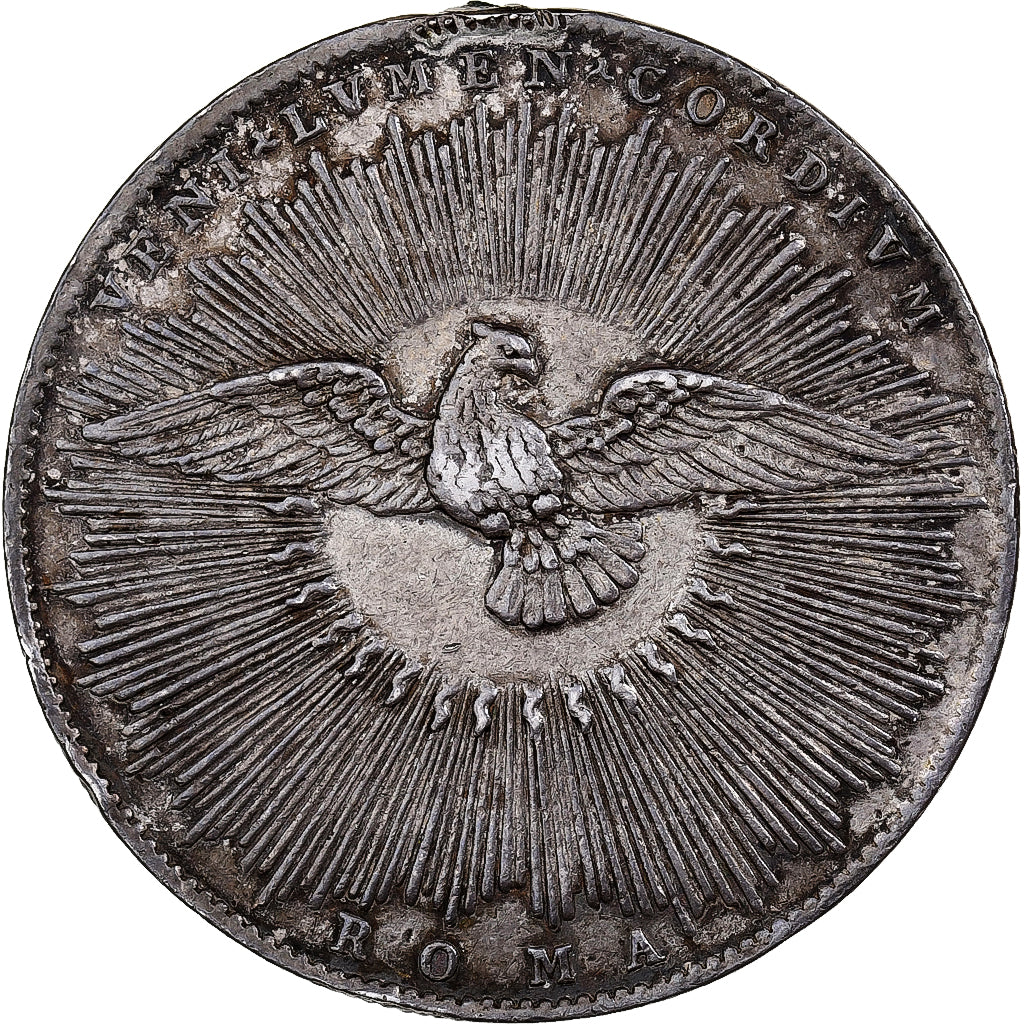 Papal States, Sede Vacante, Scudo, 1830, Rome, Silver, EF(40-45), KM:1311