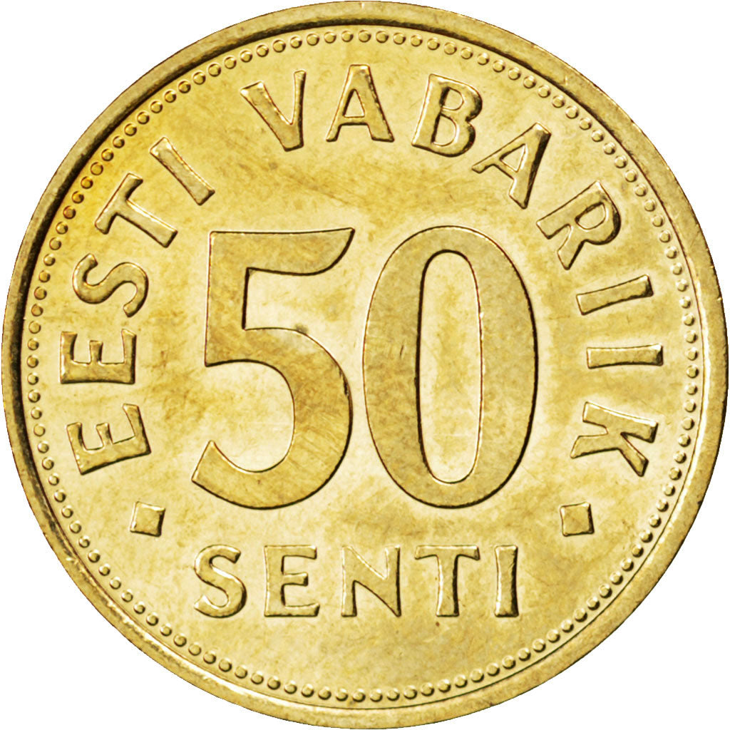 Monnaie, Estonia, 50 Senti, 2007, SPL, Aluminum-Bronze, KM:24