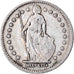 Coin, Switzerland, Franc, 1907, Bern, VF(30-35), Silver, KM:24