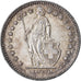Coin, Switzerland, 2 Francs, 1944, Bern, AU(50-53), Silver, KM:21