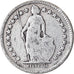 Coin, Switzerland, 1/2 Franc, 1920, Bern, F(12-15), Silver, KM:23