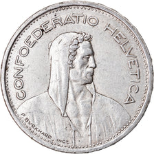 Coin, Switzerland, 5 Francs, 1954, Bern, EF(40-45), Silver, KM:40
