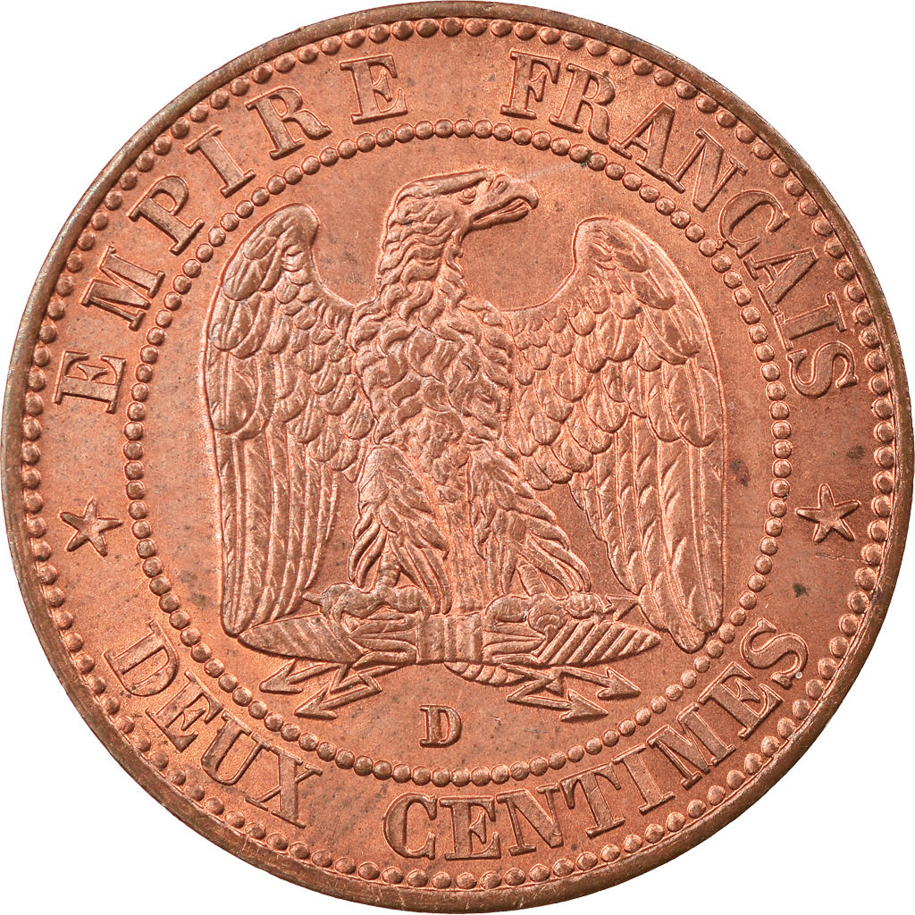 Munten, Frankrijk, Napoleon III, Napoléon III, 2 Centimes, 1854, Lyon, UNC-