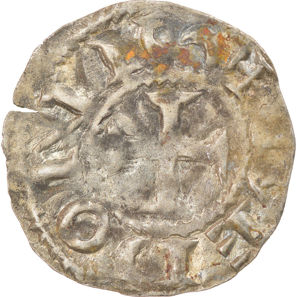 Moneta, Francja, Bretagne, Conan III, Denarius, Rennes, VF(30-35), Srebro
