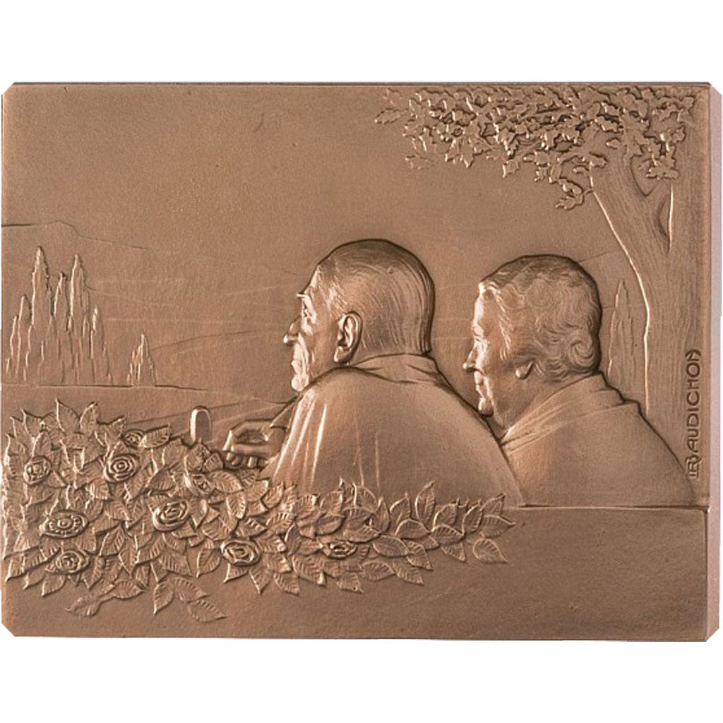 Francia, Medal, The Fifth Republic, Politics, Society, War, Baudichon, FDC