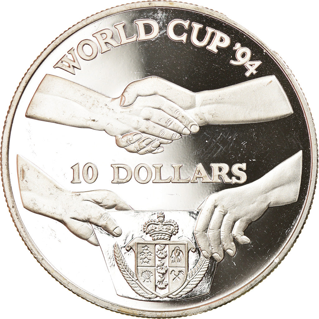 Coin, Niue, Elizabeth II, 10 Dollars, 1991, Proof, MS(64), Silver, KM:59