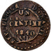 Haiti, 1 Centime, 1840, Kupfer, SS, KM:A21
