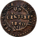 Haiti, 1 Centime, 1840, Copper, EF(40-45), KM:A21