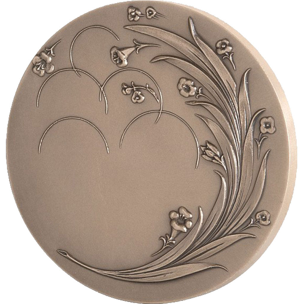 Francia, Medal, The Fifth Republic, Flora, FDC, Bronce