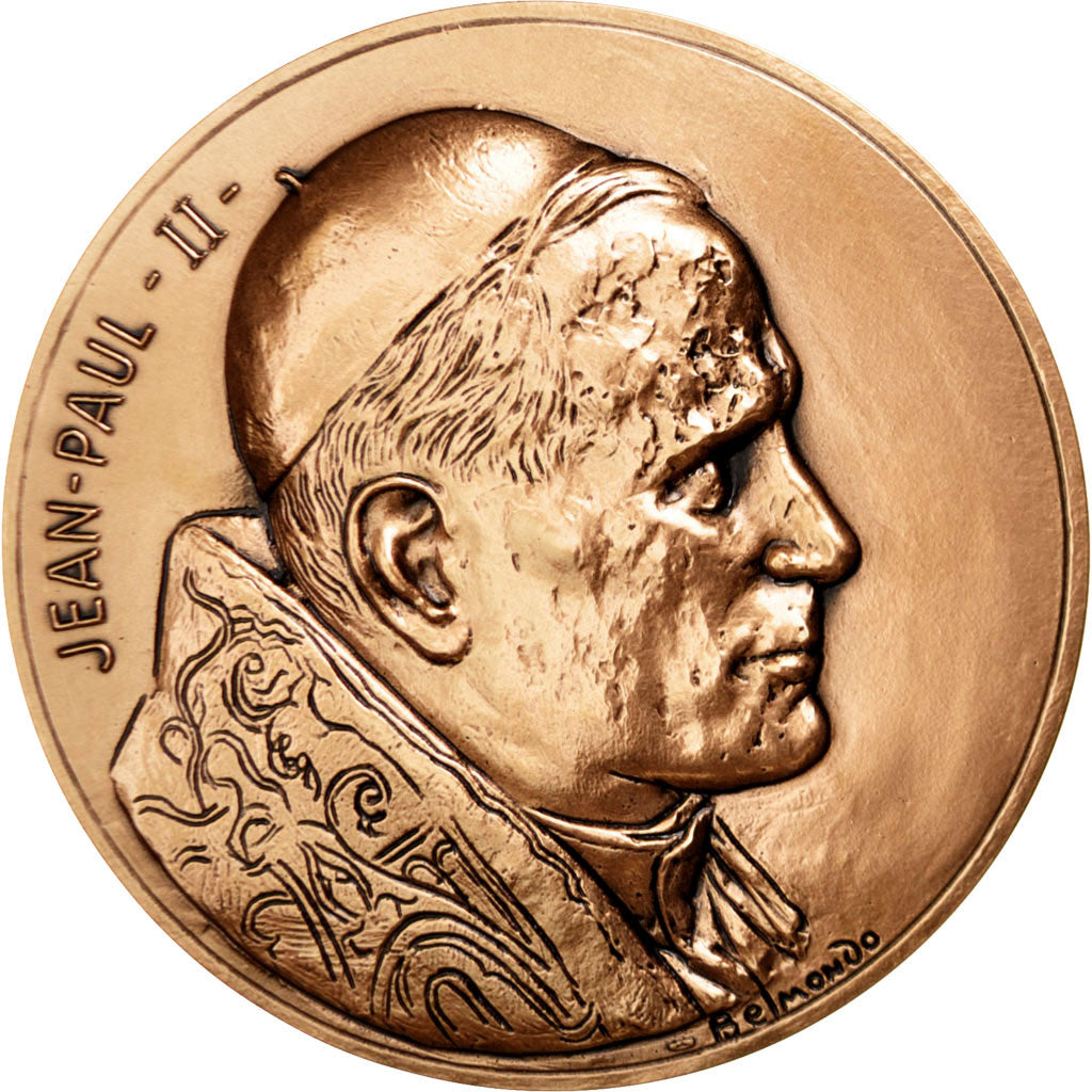 France, Medal, The Fifth Republic, Religions & beliefs, Belmondo, FDC, Bronze