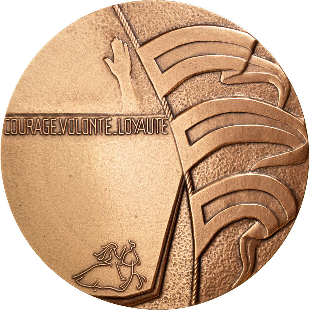 Francia, Medal, The Fifth Republic, Sports & leisure, FDC, Bronce