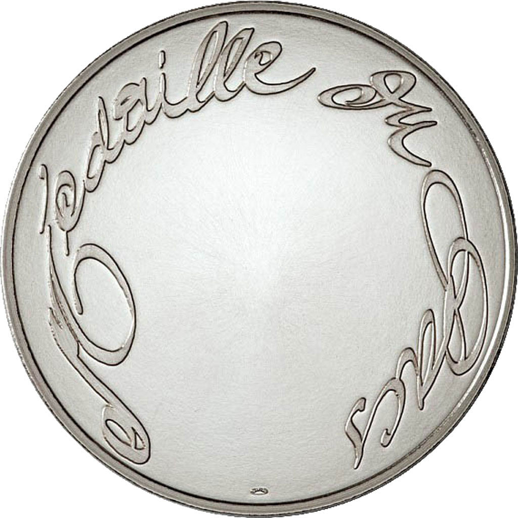 Francia, Medal, The Fifth Republic, Arts & Culture, FDC, Plata