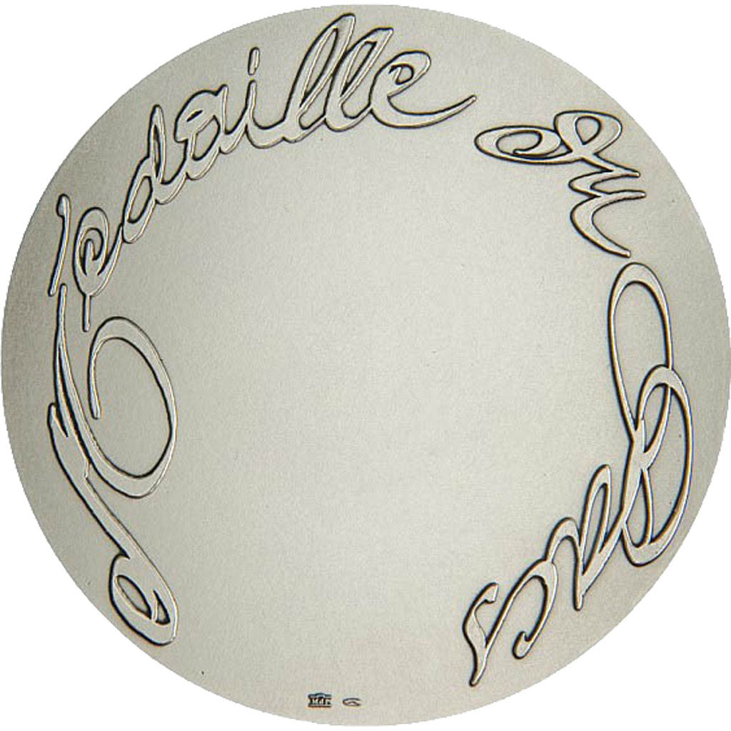 Francia, Medal, The Fifth Republic, Arts & Culture, FDC, Bronce plateado