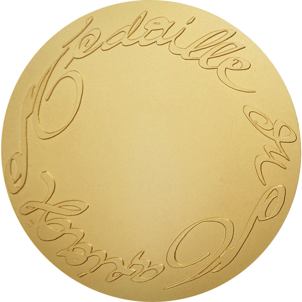 France, Medal, The Fifth Republic, Arts & Culture, MS(65-70), Gilt Bronze