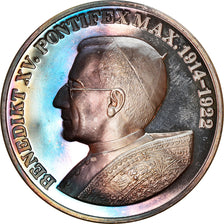 Vatican, Medal, Die Papste des XX. Jahrunderts, Benedikt XV, Religions &