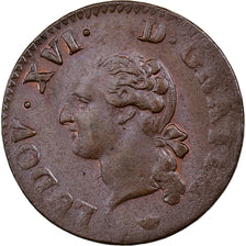 Francia, Louis XVI, Liard, 1789, Toulouse, Rame, SPL-, Gadoury:348
