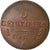 Moneda, Francia, Dupré, 5 Centimes, AN 4, Paris, Petit module, MBC+, Bronce