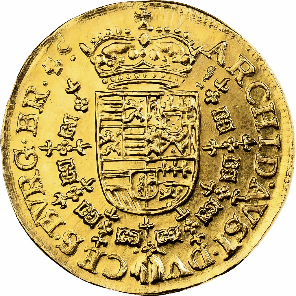 France, 2/3 Sovereign, Albert and Isabella, 1972, Monnaie de Paris, Gold