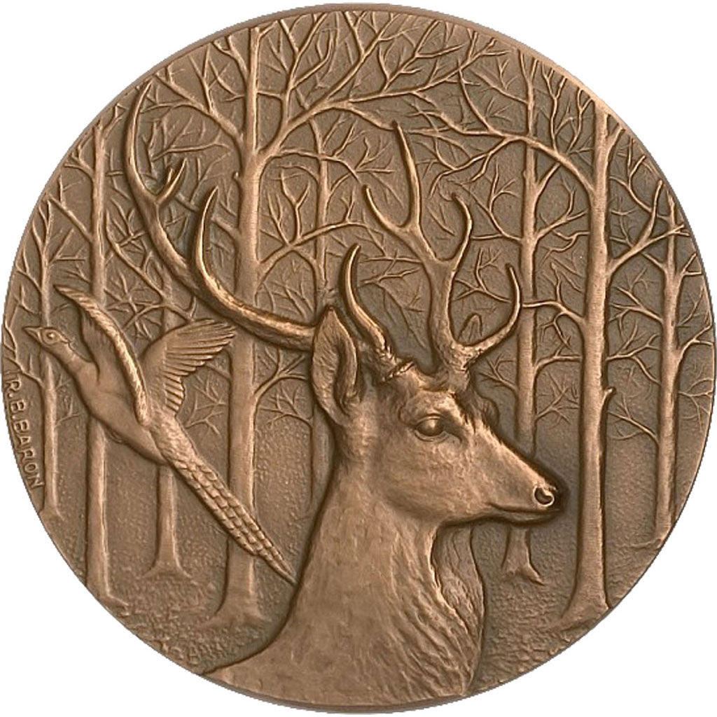 Frankreich, Medal, The Fifth Republic, Arts & Culture, Baron, STGL, Bronze