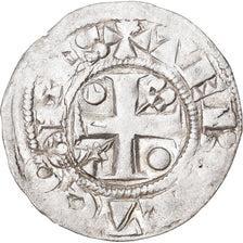 Monnaie, France, Champagne, Thibaut II, Denier, Provins, TTB, Argent