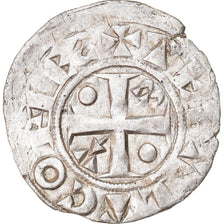 Monnaie, France, Champagne, Thibaut II, Denier, Provins, TTB, Argent