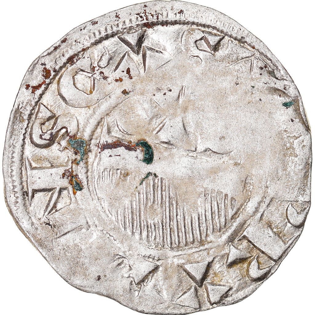 Münze, Frankreich, Champagne, Thibaut II, Denarius, Provins, S+, Silber