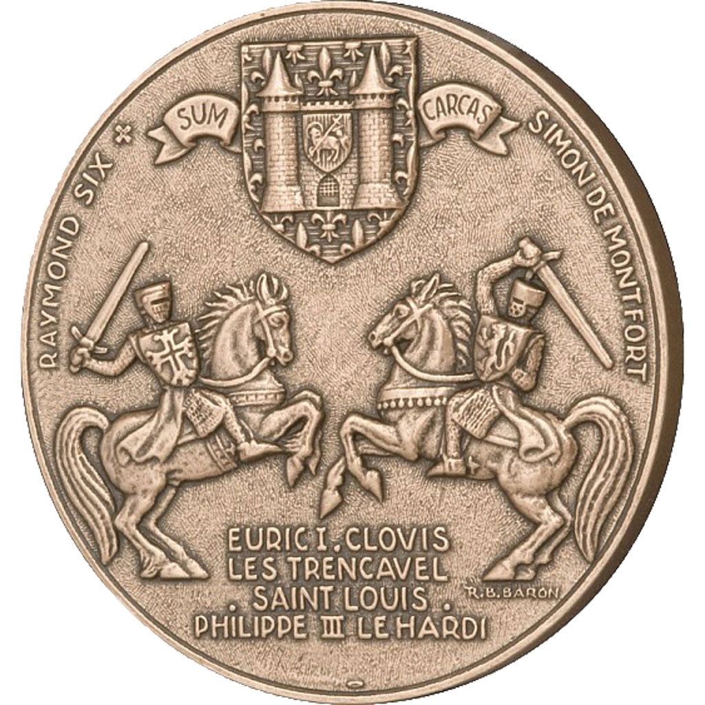 France, Medal, The Fifth Republic, Geography, Baron, MS(65-70), Bronze