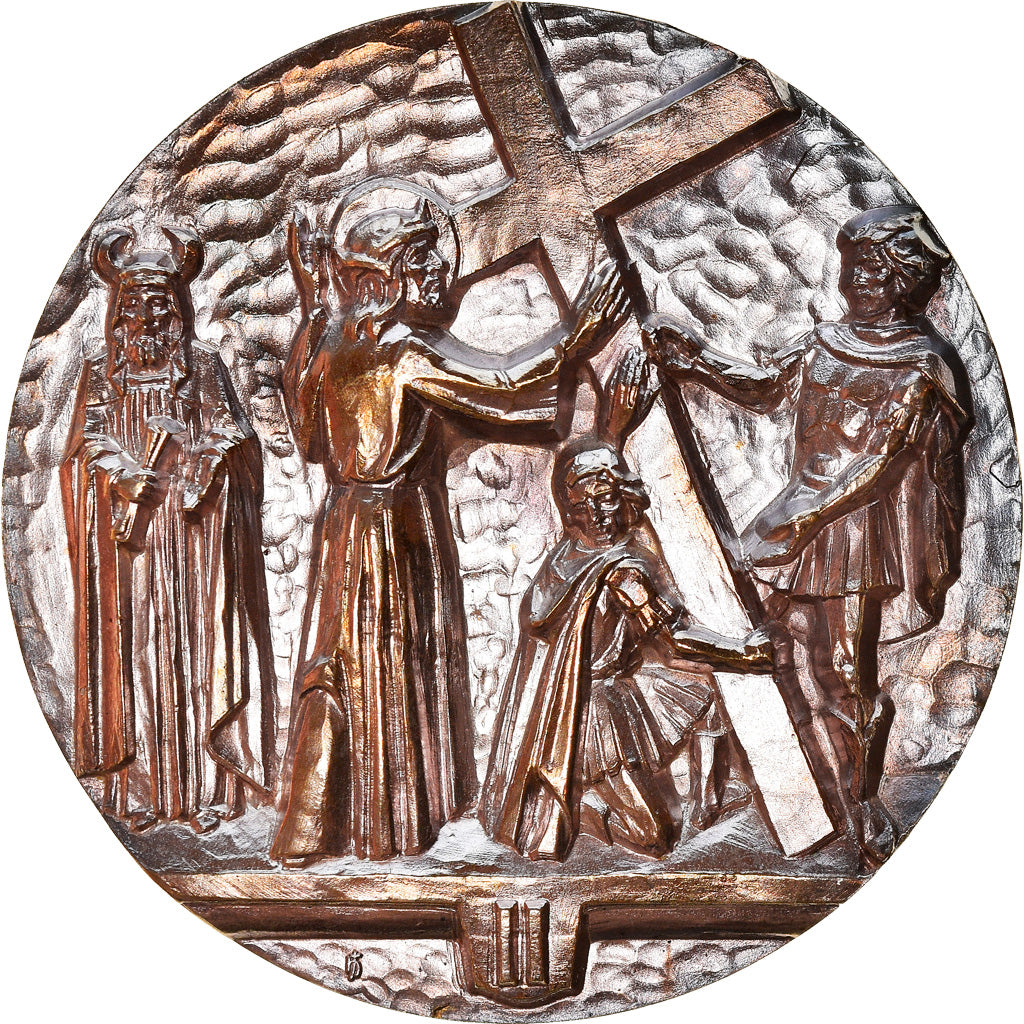 Germany, Medal, Via Crucis, Oberammergau, II, Religions & beliefs, MS(63)