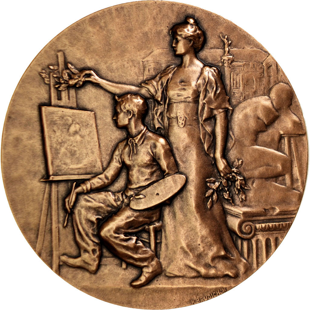 Frankreich, Medal, The Fifth Republic, Arts & Culture, Baudichon, STGL, Bronze